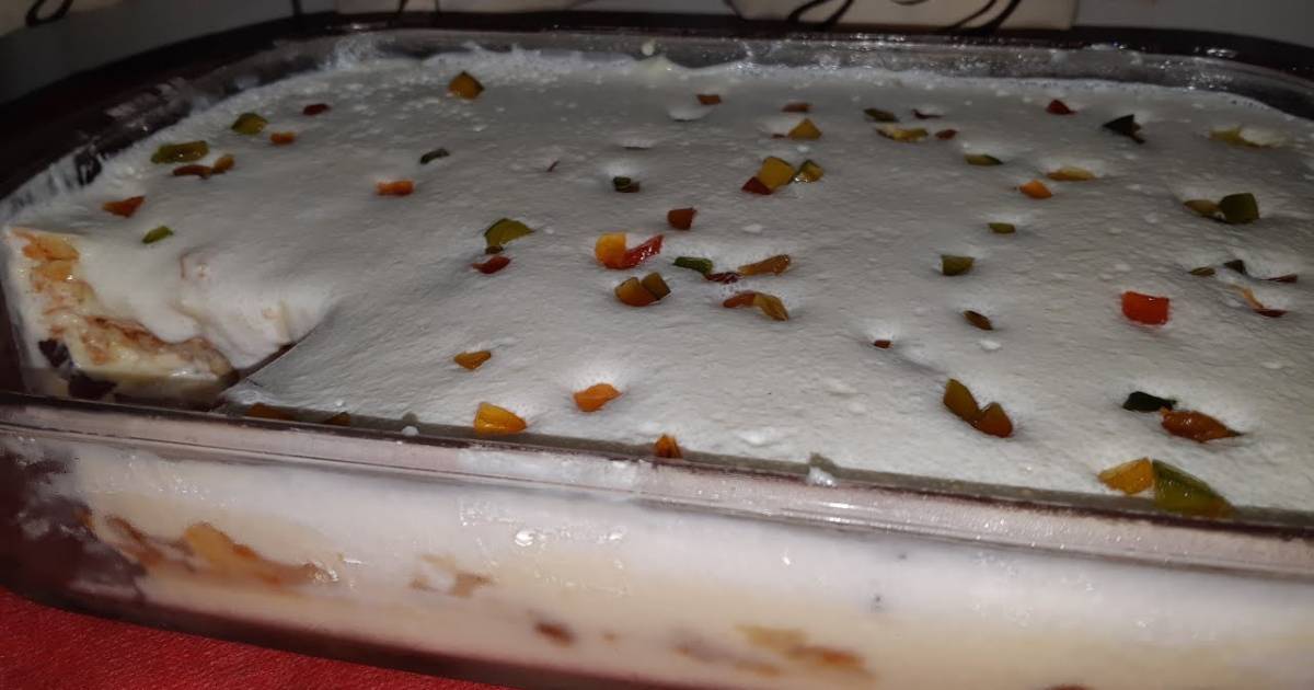 Pavê de Panetone com Creme Branco