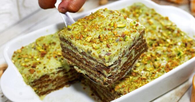 Sobremesas: Pavê de Pistache Simples e Fácil