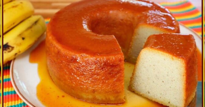 Pudim: Pudim de Banana Incrivelmente Fácil e Delicioso!