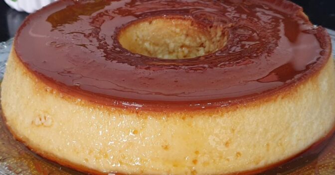 Pudim: Pudim de Leite Condensado Cremoso sem Forno