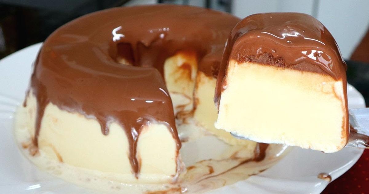 Pudim de Sorvete Gelado Fácil