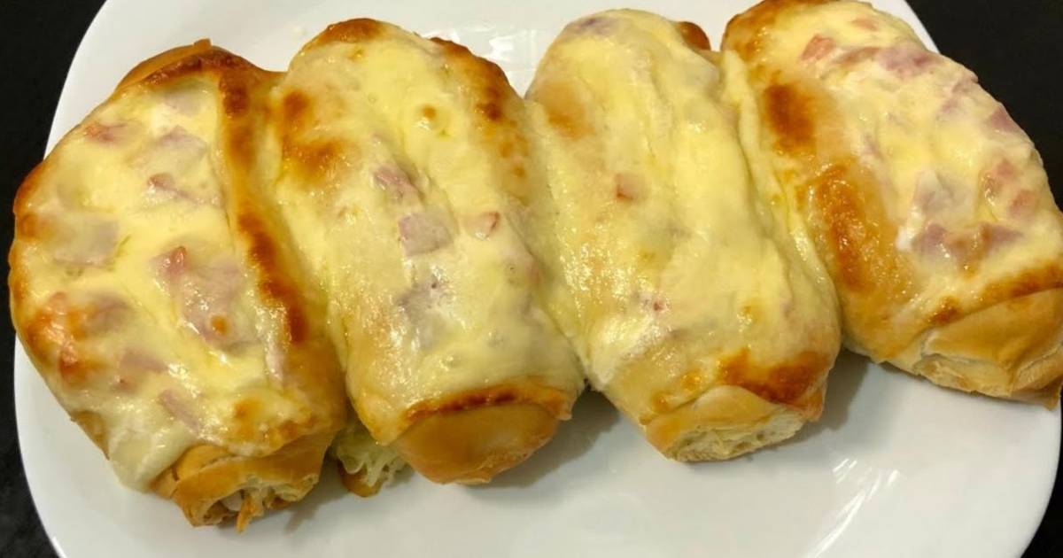 Prepare hoje mesmo esse Salgapão de Presunto e Queijo e transforme o lanche da tarde...