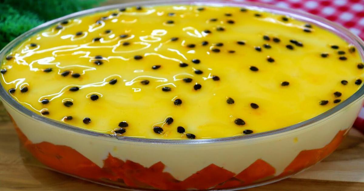 Sobremesa de maracujá fácil, refrescante e cremosa, perfeita para ocasiões especiais ou sobremesas rápidas....