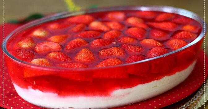 Sobremesas: Sobremesa de Morango Super Fácil