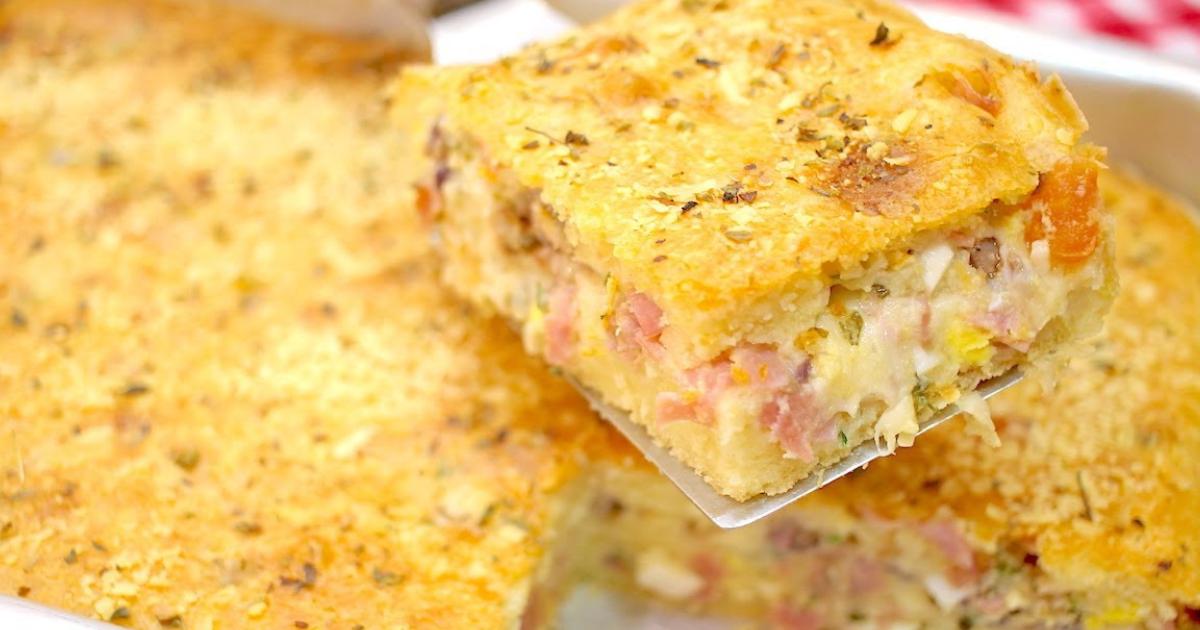 Torta portuguesa cremosa, com massa fácil e recheio saboroso, perfeita para qualquer ocasião especial!...