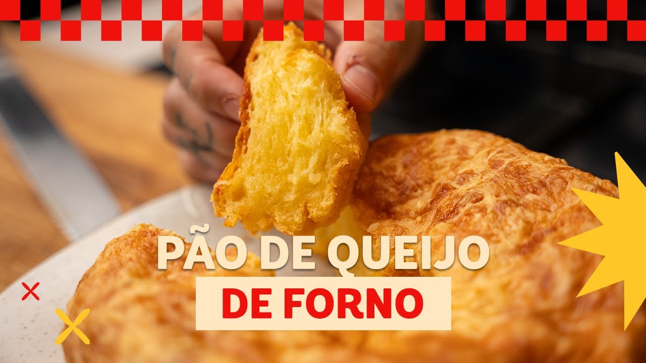 Aprenda a fazer um delicioso bolo de pão de queijo de liquidificador! Receita prática, fofinha...