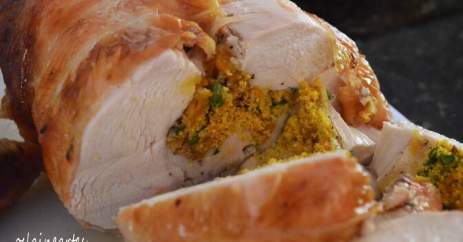 Aves: Frango Desossado e Recheado