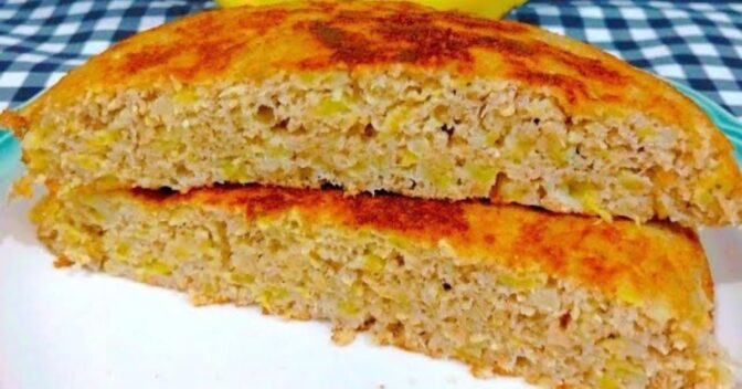 Lanche: Pão de Aveia com Banana na Frigideira