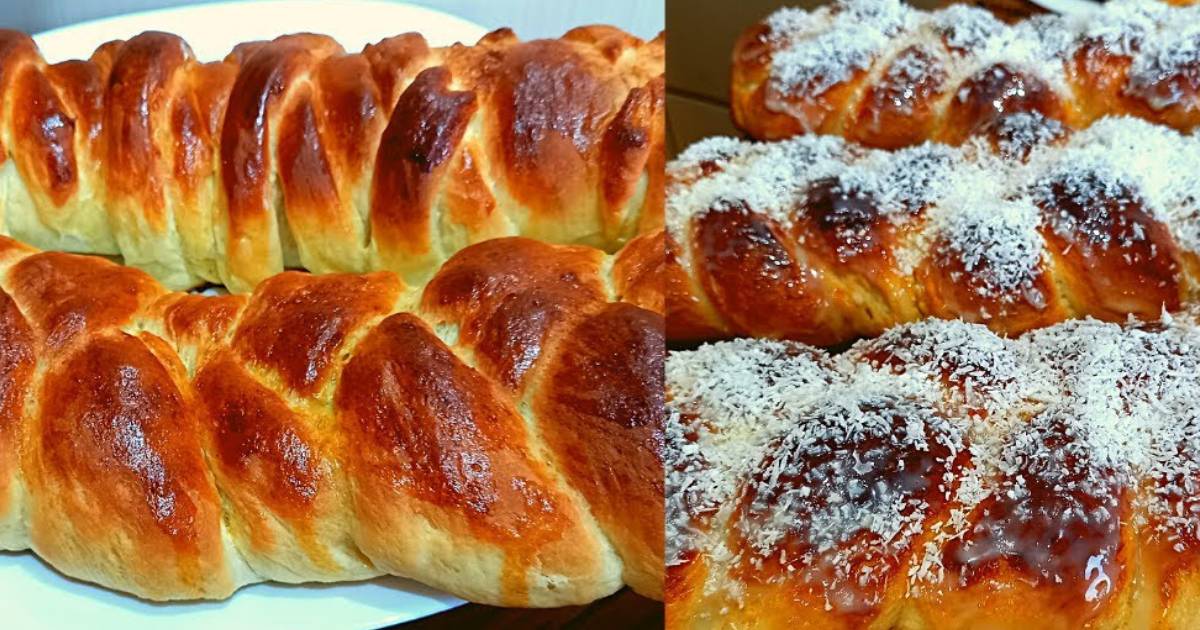 Prepare uma rosca caseira com leite condensado e coco ralado, perfeita para o café da...