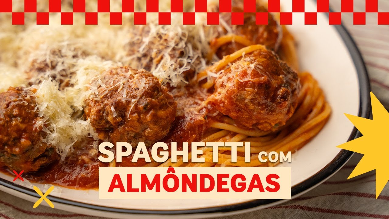 Descubra como fazer Spaghetti com Almôndegas fácil e saboroso. Receita prática com molho caseiro e...