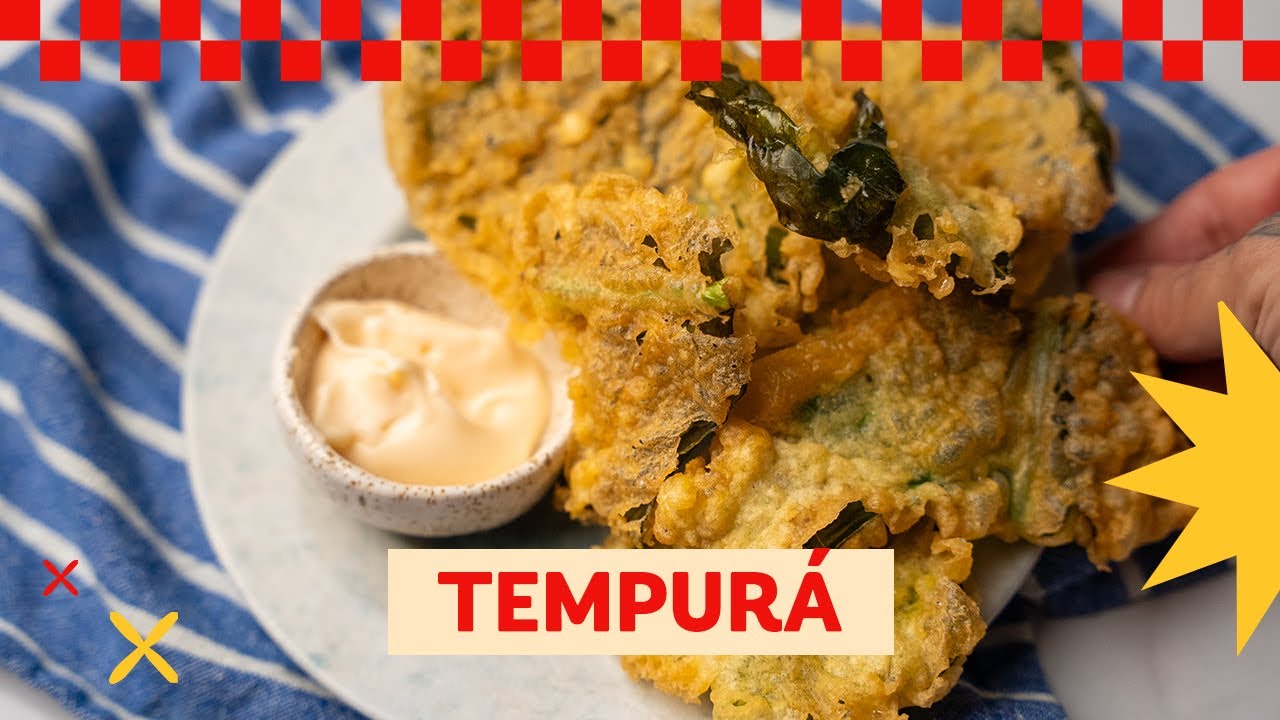Aprenda a fazer tempurá de vegetais super crocante e sequinho. Receita fácil e deliciosa para...