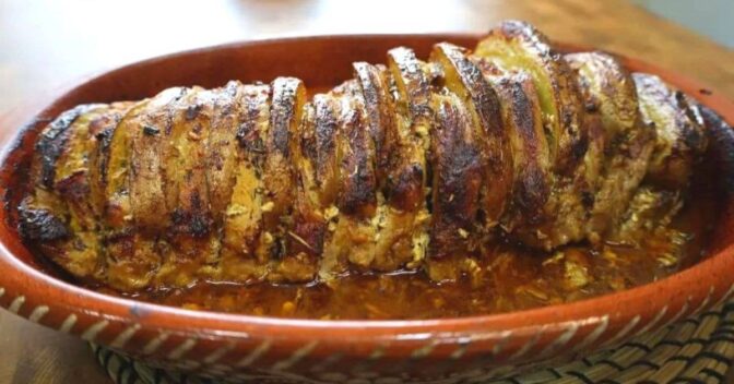 Carnes: Lombo Assado com Batata