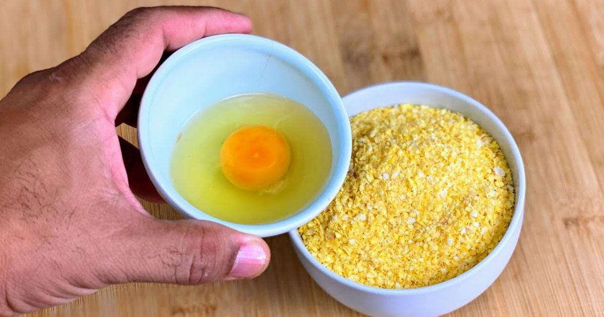 Misture 1 Ovo com Flocão e Tempere a Gosto: Opção de Lanche Saudável