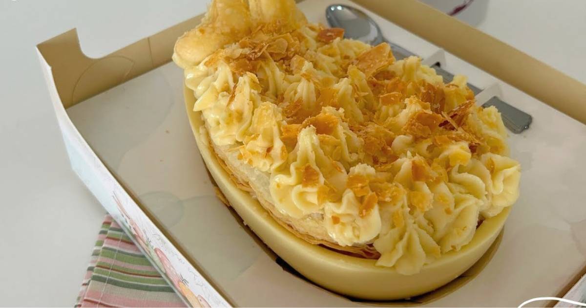 Aprenda a fazer ovo de colher mil folhas crocante e recheado cremoso, perfeito para a...