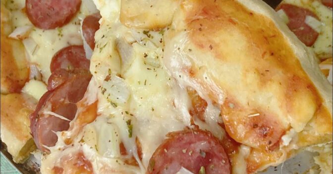 Pizza: Pizza de Calabresa com Borda Recheada