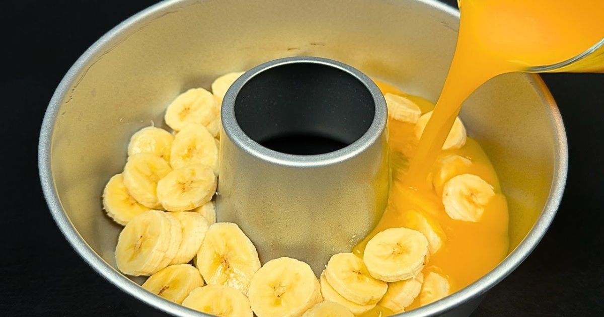A base é só banana e laranja e tenha uma sobremesa cremosa e doce