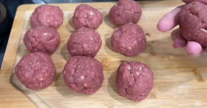 Carnes: Almôndegas Carne Moída Receita Vó Tradicional