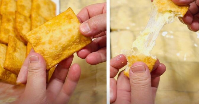 Lanche: Aprenda a Fazer Pastelzinho de 3 Queijos Frito