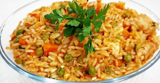 Aves: Arroz com Frango da Vovó