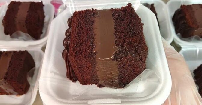 Bolos: Bolo Gelado de Brigadeiro de Chocolate