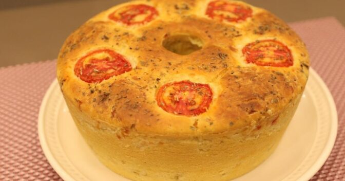 Bolos: Bolo Salgado de Frango Fofinho