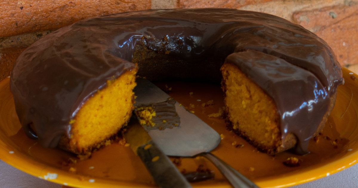 Bolo de Cenoura com Farinha de Aveia Feito no Liquidificador