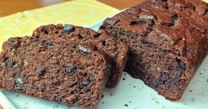 Bolos: Bolo de Banana com Chocolate: Úmido, Fofinho e Delicioso