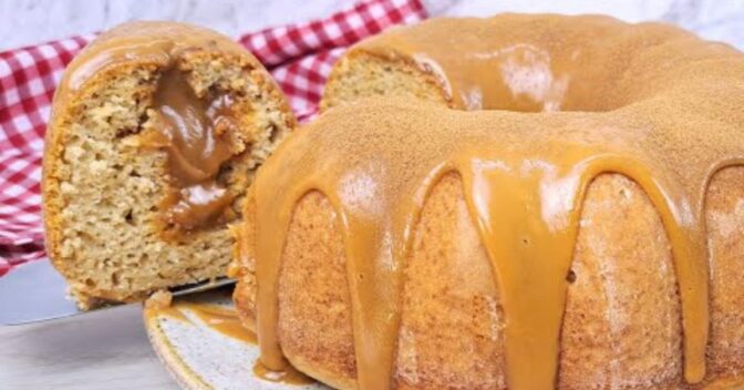 Bolos: Bolo de Doce de Leite com Canela: Uma Delícia Irresistível!