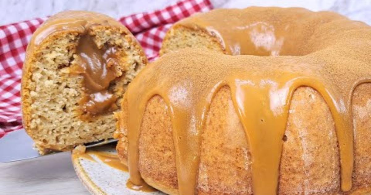 Bolo de Doce de Leite com Canela: Uma Delícia Irresistível!