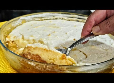 Sobremesas: Chico Balanceado com Creme e Merengue Dourado