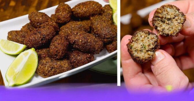 Petiscos: Kibe Frito Mais Sequinho e Crocante de Todos