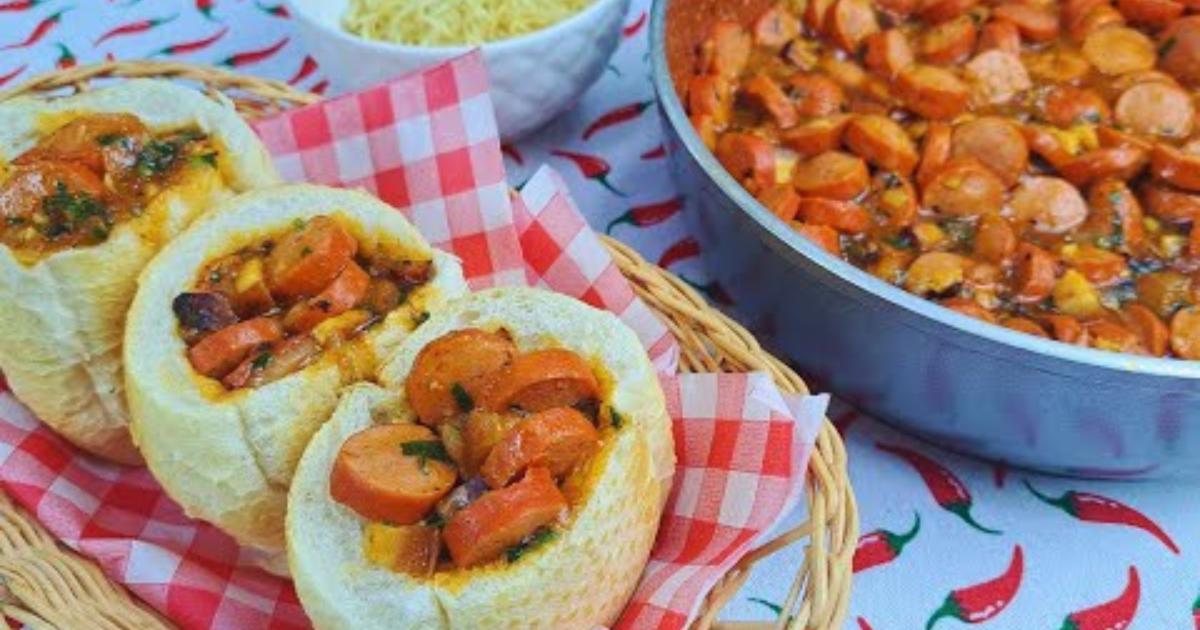 Molho cremoso com bacon que transforma qualquer cachorro-quente....