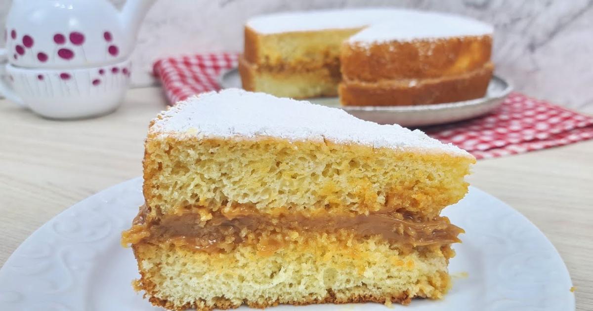 Receita clássica de bolo bem casado com recheio e cobertura perfeitos....