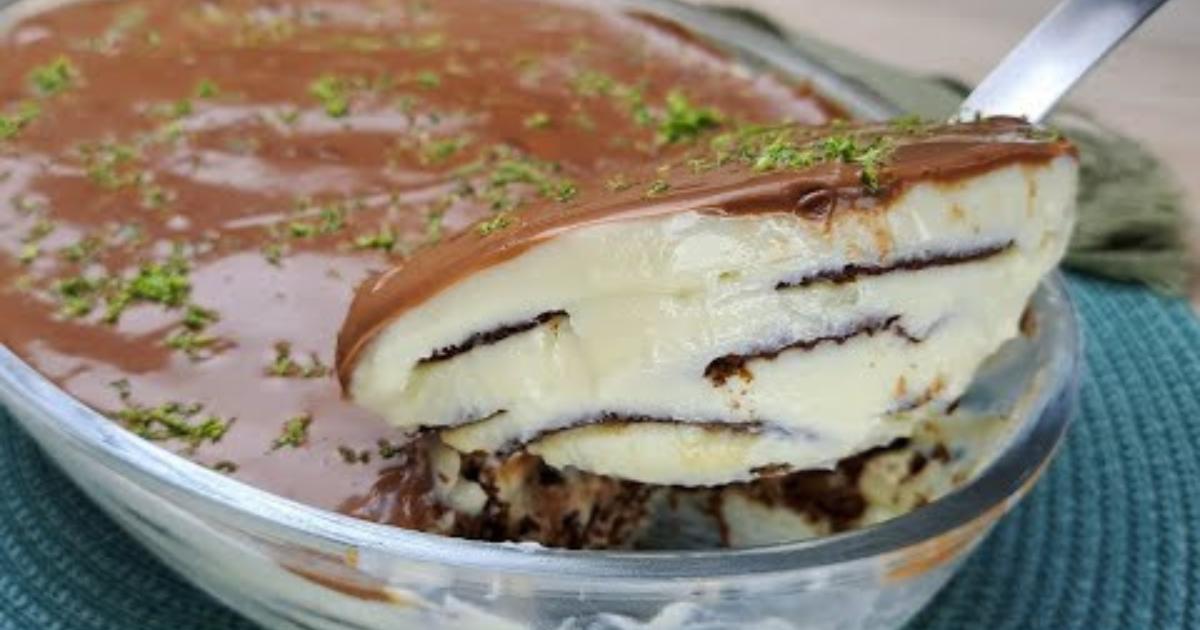 Pavê de Limão com Chocolate Rápido e Fácil: Sobremesa Irresistível!