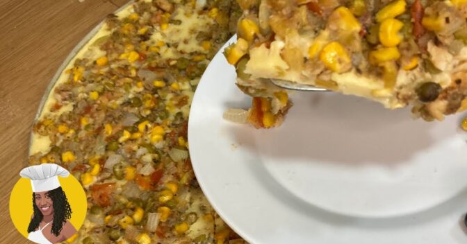 Pizza: Pizza de Sardinha de Liquidificador deliciosa