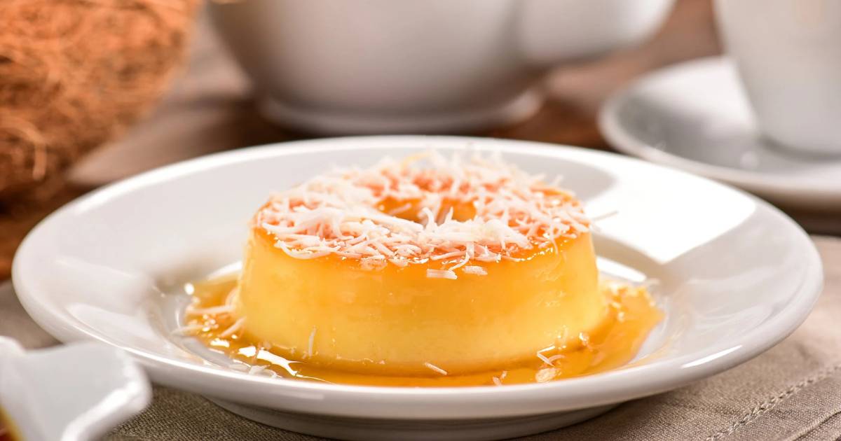 O Pudim Tapioca Coco Cremoso Fácil e Delicioso é uma sobremesa diferente, fácil de preparar...