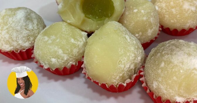 Doces: Surpresinha de Uva cremosa e deliciosa
