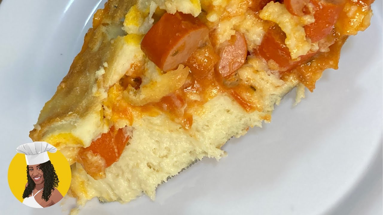 Torta de Salsicha fácil e deliciosa, perfeita para um lanche rápido! Aprenda o passo a...