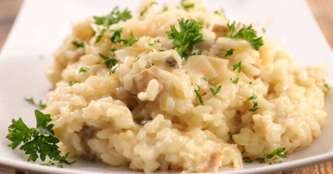 Especiais: Arroz à Piamontese Cremoso fácil