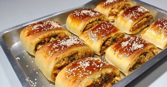 Lanche: Bauru Frango Brócolis Massinha Saudável