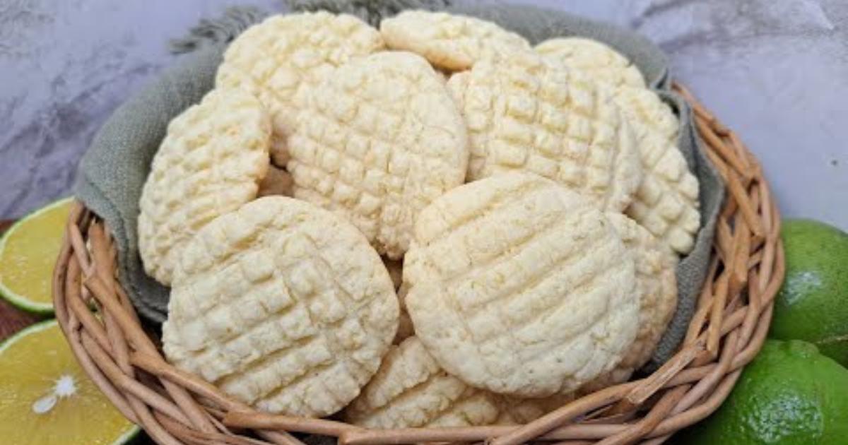 Receita de biscoito de limão simples e perfeita para acompanhar o café...