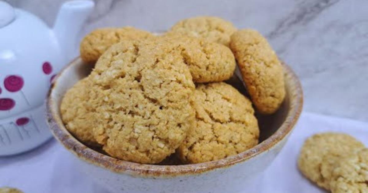 Receita prática de biscoito sem trigo, perfeita para o café ou lanche...