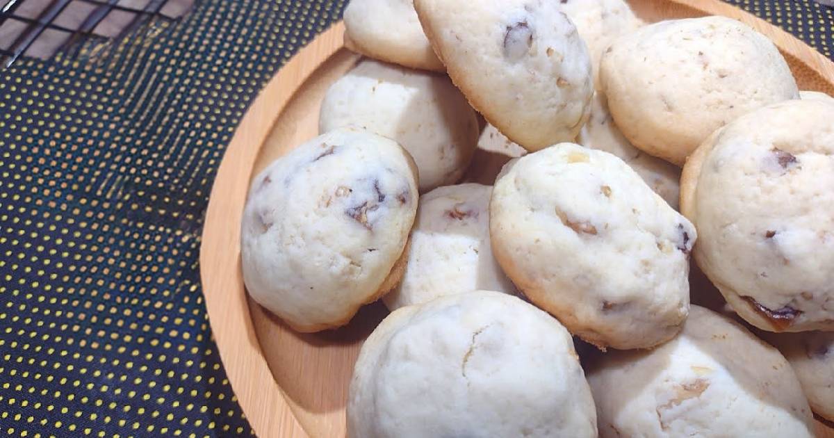 Bolacha Tâmara Nozes Crocante Fácil Surpreendente é uma receita doce, rica em sabor e perfeita...
