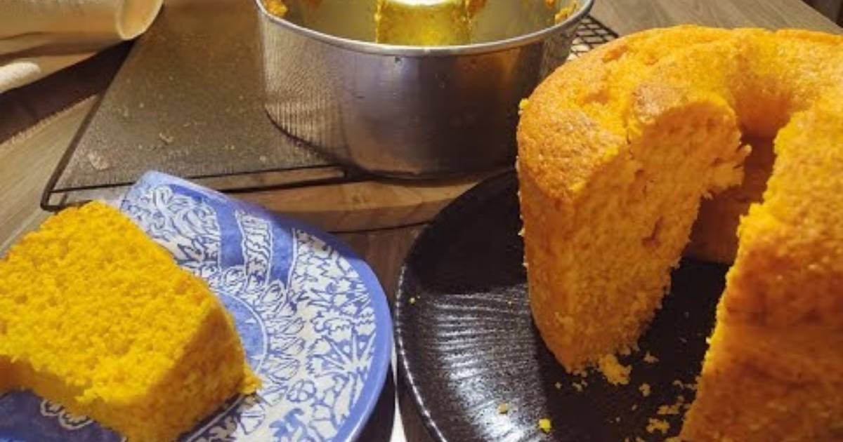 Prepare o Bolo Cenoura Laranja Fofinho Fácil Cresce Muito, uma receita deliciosa e perfeita para...
