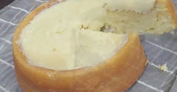 Bolos: Bolo de Coco com Recheio de Beijinho