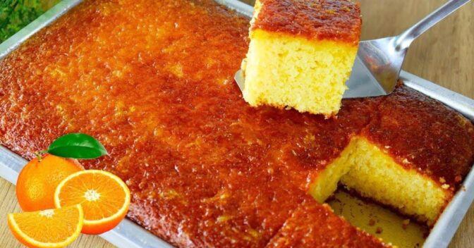 Bolos: Bolo de Laranja Bem Molhadinho e Fofinho