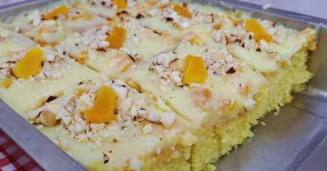 Bolos: Bolo de Laranja com Brigadeiro de Damasco e Castanhas: Uma Receita Imperdível!