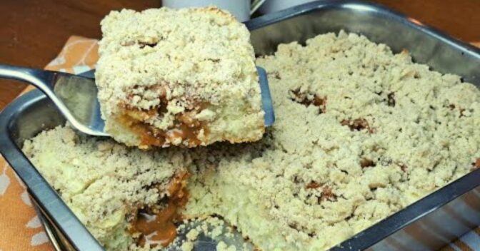 Sobremesas: Descubra como fazer a cuca alemã com banana e doce de leite mais fofinha do Sul