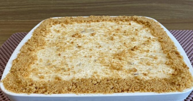 Sobremesas: Doce de Leite com Biscoito Leite Maltado