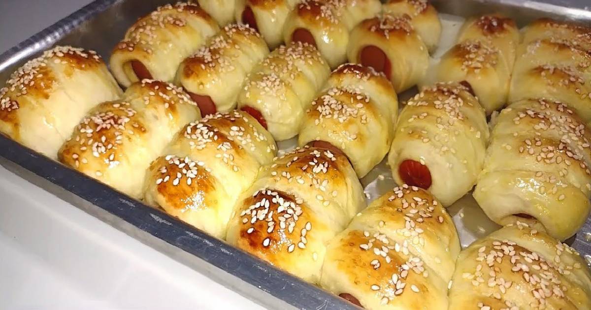 Enroladinho Salsicha Doguinho Macio Delicioso é um lanche rápido, fácil de fazer e perfeito para...